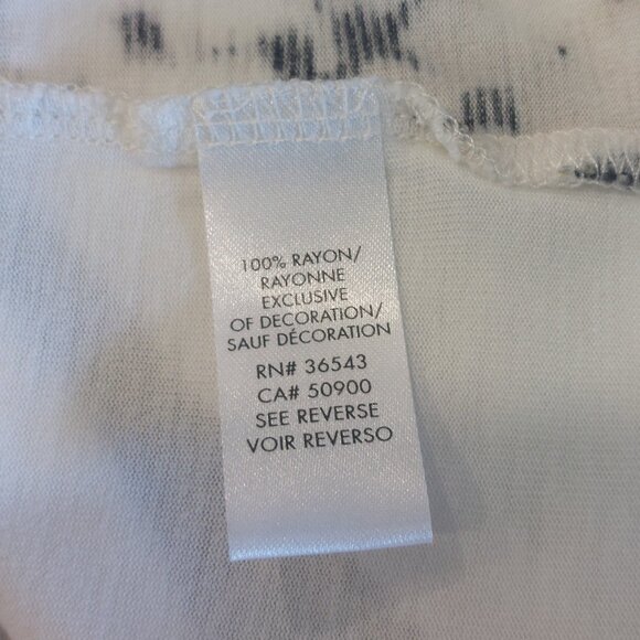 CALVIN KLEIN Women's Long Sleeves Knit Top w/Snakeskin Print on Front - SML - Picture 10 of 12